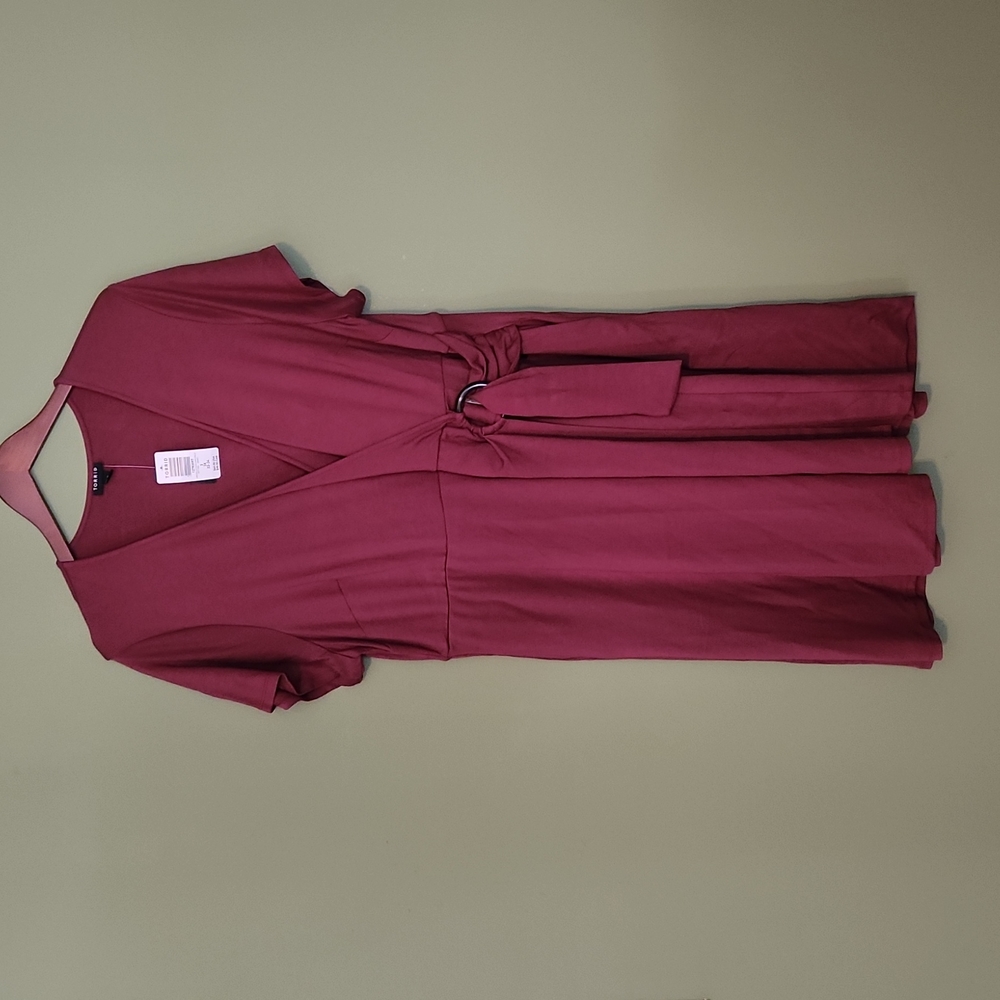 NWT Torrid Red Pointe O Ring Surpluce Dress
